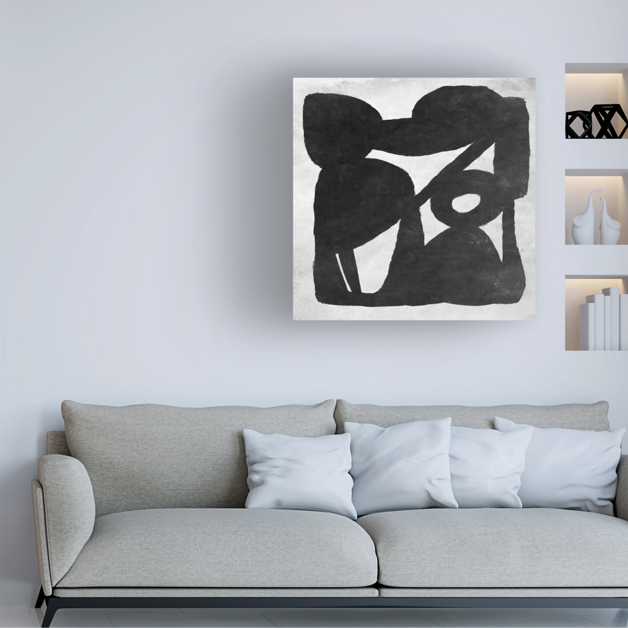 Trademark Fine Art Dan Hobday  Abstract Melody No5 Canvas Wall Art