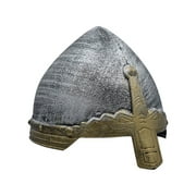 Nicky Bigs Novelties Boys Plastic Medieval Crusader Helmet Templar Knight Helm Costume Accessory Prop