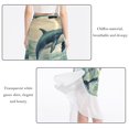 thumbnail image 2 of Whale Chic Chiffon Beach Dress & Skirt Set for Women - for Summer Days at the Beach, 2 of 6