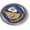 Semi-Flexible Aluminum Bezel - Style 1, variant on [Officially Licensed Product] - U.S. Navy Blue Angels 3D Domed CAR Emblem Badge Sticker Round - 8 VAR.