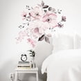 thumbnail image 2 of Flower Wall Stickers Wall Art Stickers Wall Decals Floral Sticker Home Decor, 2 of 8