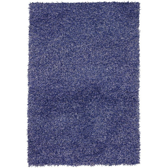 Hand-Woven Contemporary Rug 7'9 Round Purple/Lavendar