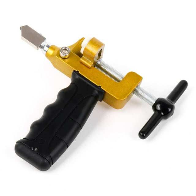 Boreal Craft Household Hand Tool 2 In 1 Ceramic Tile Glass Cutter For Home DIY Ceramic Tile Manual Roller Oil Cutting High Strength (Gold) Appliances Craft Kits for Men Pallet Buster Carpentry Set