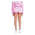 thumbnail image 2 of SUNDOWN BY SPLENDID Womens Pink Stretch Tie Drawstring Elastic-waist Tie Dye Shorts L, 2 of 4
