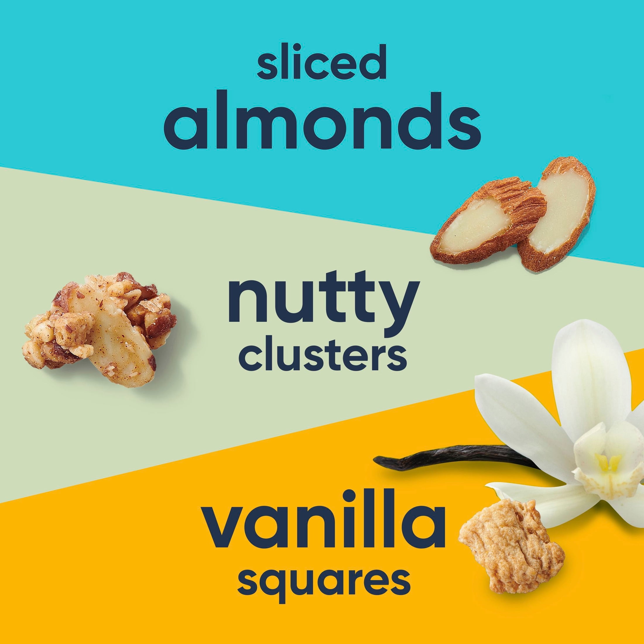 Ratio Trio Vanilla Almond Crunch Cereal, 10g Protein, Keto Friendly, 10.4 oz