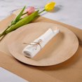 thumbnail image 3 of QUTETN Pre Rolled Napkin and Bamboo Cutlery Set - 30Pack Bamboo UtensilsCutlery Set ( 30 Forks, 30 Knives, 30 Spoons, 30 Napkins), Wrapped Cutlery for Party, Wedding, Events, 3 of 4
