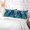 thumbnail image 5 of Blue Marbled Pattern Pillowcases, Soft and Cozy Decor Giftsative Pillow Cases with Hidden Zipper for Bedroom, Sofa, Couch, Queen Size 20x30 Inches（108）, 5 of 6