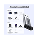 thumbnail image 5 of Adaptador UGREEN USB 3.0 Macho a USB C Hembra 5Gbps Carga Rápida, 5 of 7