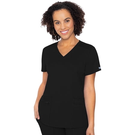 Med Couture Touch Scrubs Top For Women 4 Pocket MC7468