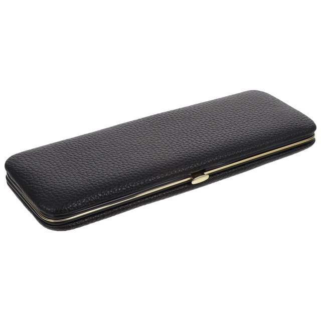 FELTECHELECTR Estuche de almacenamiento práctico para pinzas de pestañas magnéticas de PU, organizador de pinzas antigolpes