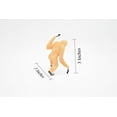 thumbnail image 2 of Gibbon Toy, Walking, Monkey, Chimp, White Handed, Very Realistic Rubber Figure, Model, Educational, Animal, Hand Painted Figurines, 3" CH075 BB81, 2 of 7