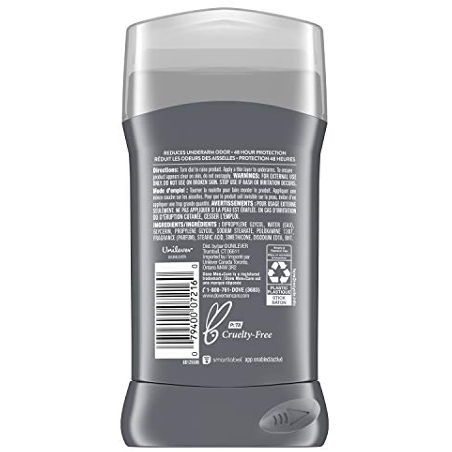 Buy Dove Men+Care Deodorant Stick AluminumFree Formula With 48Hour