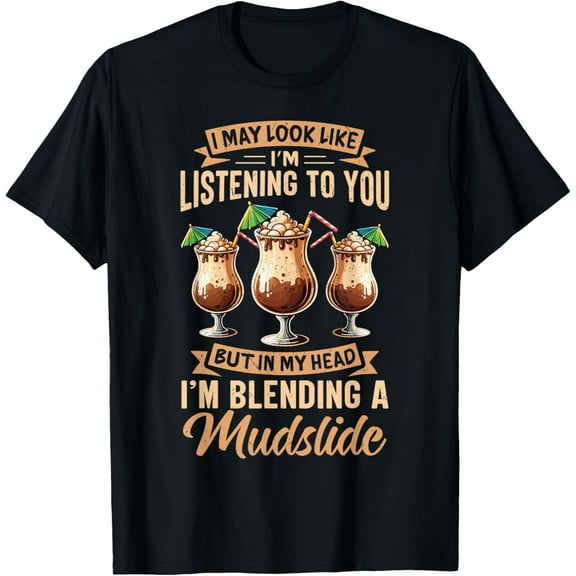 Elegant Mudslide Cocktail Design For Drink Enthusiasts T-Shirt