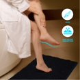 thumbnail image 3 of Secura Bathroom Rugs, 47 x 28 Inches, Extra Soft & Thick, Absorbent Water Bath Mat, Machine Washable Non-Slip Bath Mats for Bathroom, Shower, and Tub, Home Decor Accessories (Black), 3 of 7