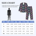 thumbnail image 4 of Pofeuu Happy Kitten Faces Print Men's Long Sleeve Pajama Set Pijamas Para Hombres Pijamas Para Hombres Mens Pajamas Set-Large, 4 of 7