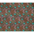 thumbnail image 4 of oneOone Cotton Flex Fabric Spiral & Floral Block Decor Fabric Printed BTY 40 Inch Wide, 4 of 4