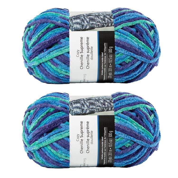 MAINSTAYS 2 pack Ocean polyester yarn