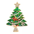 thumbnail image 1 of 5 Broches Navideños, Alfiler De Solapa, Insignia Para Decoraciones Navideñas, Bufanda Para Jersey, Verde, 1 of 8