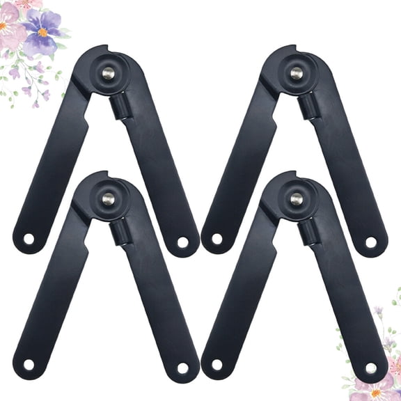 BESTYASH Kitchen Cabinet Hinge Support Iron 4Pcs