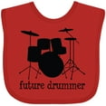 thumbnail image 3 of Inktastic Future Drummer Boys or Girls Baby Bib, 3 of 4