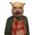 thumbnail image 2 of Halloween terrorífico látex cerdo cabeza Sheild Animal Cosplay cubierta para adultos, 2 of 5