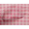 thumbnail image 4 of oneOone Cotton Poplin Medium Pink Fabric Gingham Check Craft Projects Decor Fabric Printed By The Yard 42 Inches Wide, 4 of 4