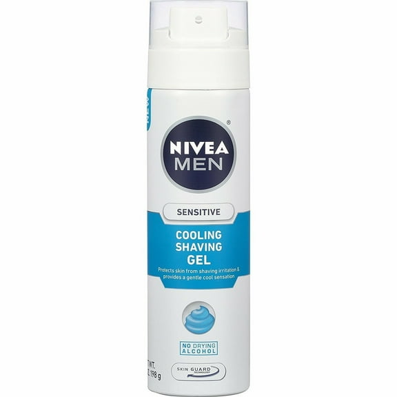 NIVEA Men Sensitive Cooling Shaving Gel 7 Ounce Pack of 3