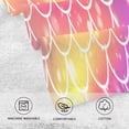 thumbnail image 2 of Coolnut 2PCS Cotton Towel Set,Quick Drying Washcloths,Soft and Breathable Bath Towel Hand Towels for Kitchen Bathroom Gym Beach-Mermaid Fish Scale Wave, 2 of 6