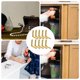 thumbnail image 3 of 10 bisagras de 90 grados para caja de madera, regalo, vino, joyero, cofre, bisagra, 3 of 7