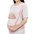thumbnail image 1 of Cinturón de Embarazo Banda de Maternidad Soporte para el Abdomen para Mujeres Embarazadas Faja Abdominal Transpirable para Soporte de Espalda Rosa, 1 of 7