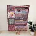 thumbnail image 4 of to My Wife Blanket, Wedding Anniversary Blanket Gifts for Her, Romantic Gift for Wife from Husband, Anniversary Marriage Gift for Couple, Happy Anniversary Present for Girlfriend 50"x60", 4 of 5