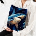 thumbnail image 6 of Starry Shark Velvet Bed Pillow Set with Unique Patterns in Sizes 16x16, 18x18, and 20x20 Inches - Includes 2 Chair Pillow Covers,Bed Pillow for Any Occasion, 6 of 6
