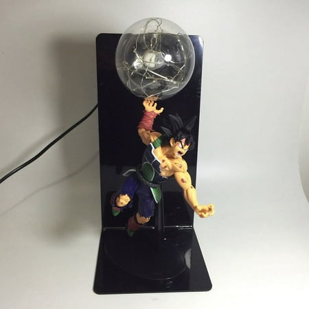 Dragon Ball Z Gokou Son Goku's Father Bardock Statue Figure 14" LED DIY Lamp