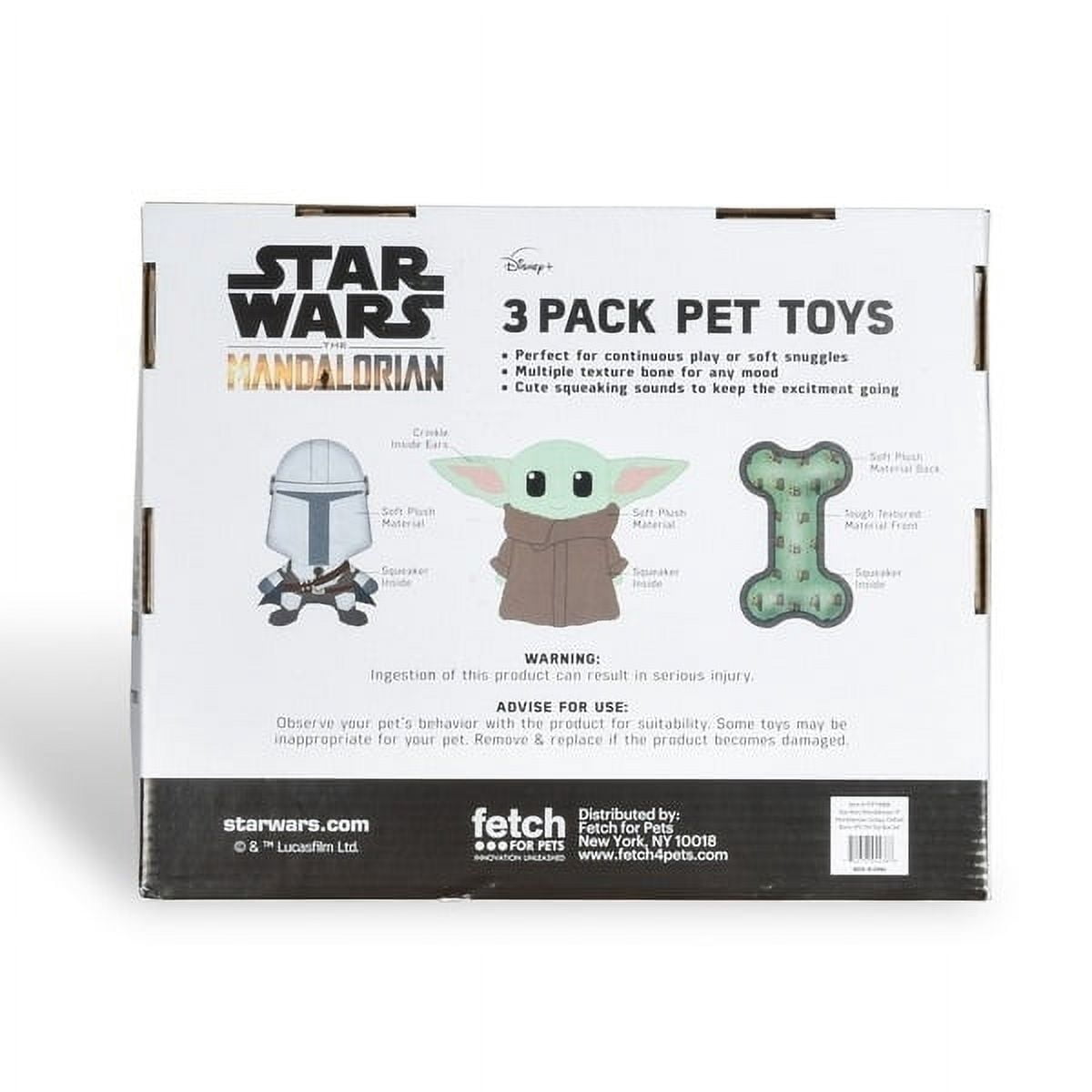 Fetch For Pets Star Wars Dog Toys (3 Pack)