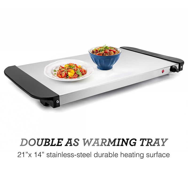 Elite Cuisine EWM1715 5Qt. Stainless Steel Electric Buffet Server
