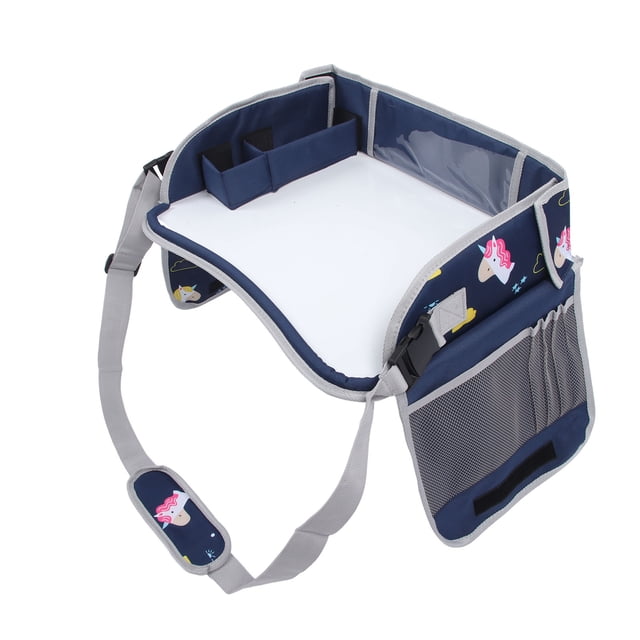 Tablero De Dibujo Para Asiento De Automóvil Para Niños Pequeños, Tablero Borrable, Bandeja De Viaje Portátil Plegable Para Niños Con Correa, Fácil Administración Para
