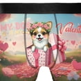 thumbnail image 4 of My Dog Is My Valentine Cute Chihuahua in Gift Box All Over Print Boxer Briefs Underwear for Men Dad Dog Lover Gifts Idea - 03006, 4 of 6