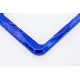 thumbnail image 3 of Creathome 3D Curly Wave Pattern Shining Blue License Plate Frame from Pure Zinc Alloy Metal, 3 of 7