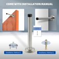 thumbnail image 2 of Door Stop, 6 Inch Door Stopper Extra Long Door Stop Wall Mounted, 2 of 3