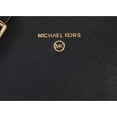 thumbnail image 3 of Michael Kors Women's Large Saffiano Leather Dome Crossbody Bag - Black, 3 of 12