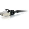 thumbnail image 2 of C2G Cat6a Snagless Shielded (STP) Network Patch Cable - Patch cable - RJ-45 (M) to RJ-45 (M) - 35 ft - STP - CAT 6a - snagless, stranded - black, 2 of 3