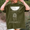 thumbnail image 2 of Blusa de manga corta de verano con estampado divertido vintage para mujer Pompotops hfajkhk132681, 2 of 7