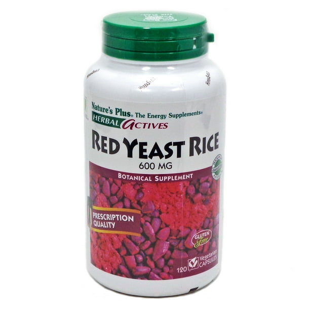 Red Yeast Rice 600 Mg By Nature's Plus 120 Veg Capsules