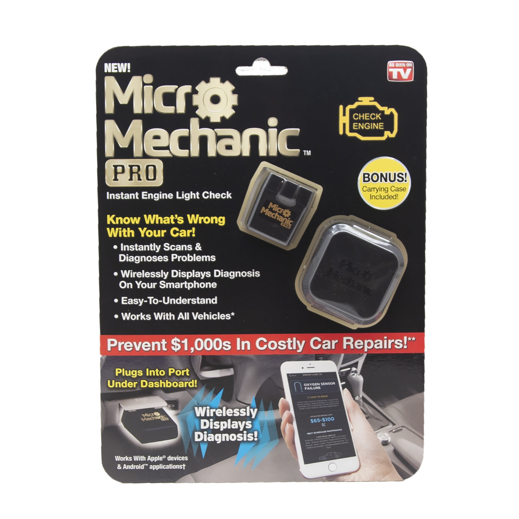 Micro Mechanic Pro Instant Engine Light Check, Auto Diagnostic