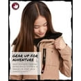 CANADA WEATHER GEAR Girls Winter Coat Long Length Sherpa Lined Anorak