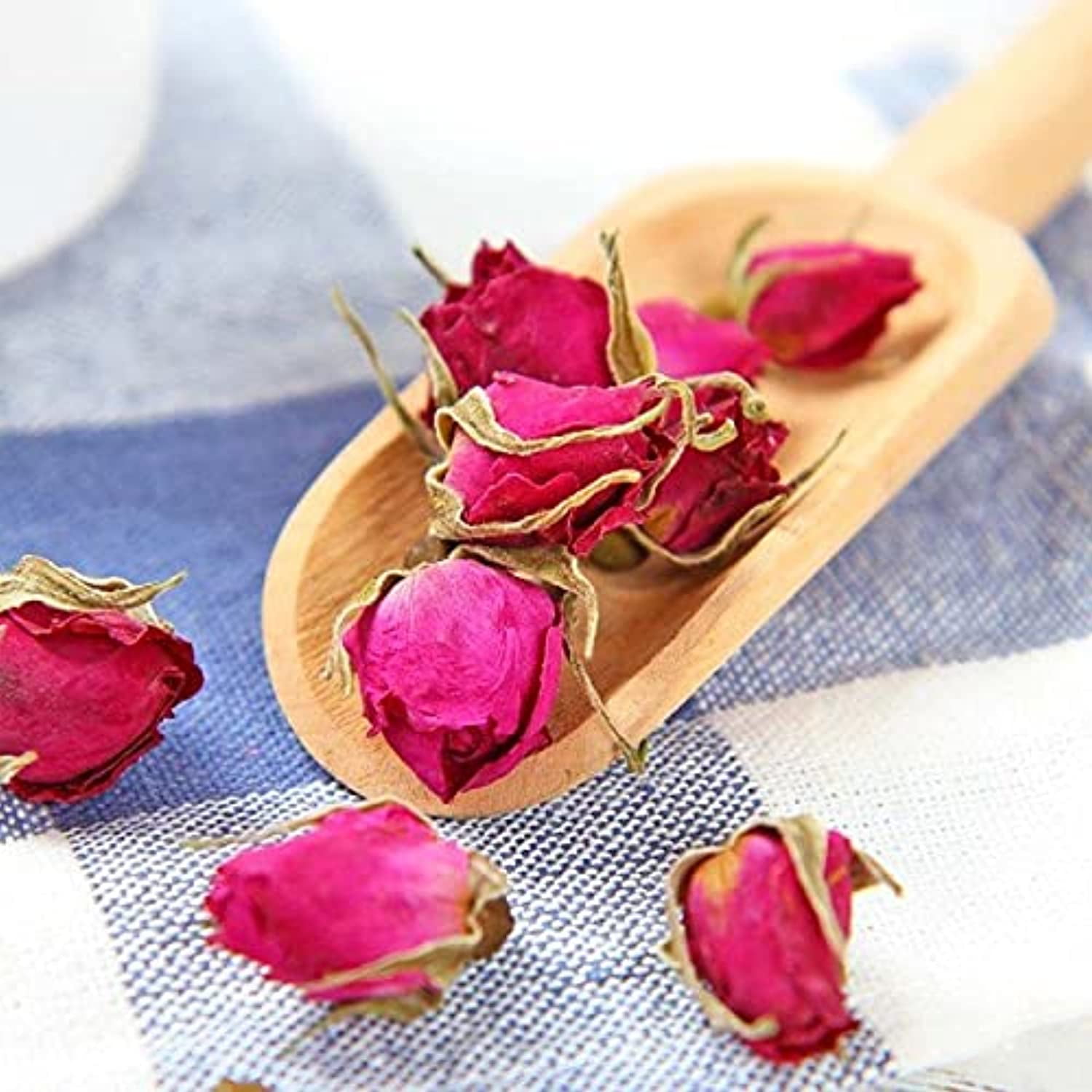 50G Organic Natural Dried Red Rose Big Buds Dried Fragrant Flowers Buds