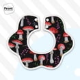 thumbnail image 3 of Bingfone Red Mushrooms Soft Bibs For Baby Boy Girl 360 Rotate Petal Absorbent Bibs Washable For Drooling Teething, 3 of 9