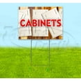 thumbnail image 1 of Cabinets (18" x 24") Yard Sign, Includes Metal Step Stake, 1 of 6