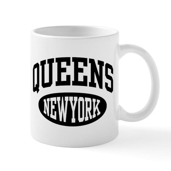 CafePress - Queens New York Mug - 11 oz Ceramic Mug - Novelty Coffee Tea Cup
