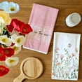 thumbnail image 4 of Floral Spring Kitchen Towels Dish Towels Set of 2,Pink Butterfly Hand Towels 18x26 Inch Drying Dishcloth,Farmhouse Home Seasonal Spring Decorations, 4 of 6